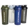 Smartshake Lite 4 Pack Protein Shaker Bottle 800 ml | 27 oz Leakproof Gym Workout Shaker Bottle, BPA Free Protein Powder Shaker Cup for Men Women(Mist Gray, Army Green, Black, Navy Blue) view 1