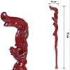 Cane, Elderly Crutches, Solid Wood Walking Stick, Walker, Rosewood Curved Handle Hollow Carving 90Cm Long Available As Needed Truncated By Yourself Woodenfor Men an Present view 4
