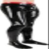 Men Latex Rubber Pants Trousers with Socks Crotch Inside Hide Openning,Customize,S view 1