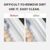 KEYRI 6 Pieces Crevice Cleaning Brush, Groove Detail Cleaner Scrub Brush Hard Bristle Crevice Cleaning Brush, Dead Corners Multifunctional Brushes for Bathroom Kitchen Window Door (3 Black + 3 White) view 4