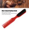3Pcs Hair Beard Brush,Portable Double Headed Styling Tool,Men's Styling Hair Beard Brush Comb,Multifunctional Haircut Styling Brush Hair Comb for Beard for Home and Salon Use view 3