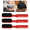 3Pcs Hair Beard Brush,Portable Double Headed Styling Tool,Men's Styling Hair Beard Brush Comb,Multifunctional Haircut Styling Brush Hair Comb for Beard for Home and Salon Use view 4