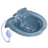 CUTTE Sitz Bath for Hemorrhoids, Soaking Basin Ues for Inflammation Treatment Fits Universal Toilet, Vaginal Steaming Tub for V Steaming and Sitz Bath Soak,Blue2,41x39cm view 1