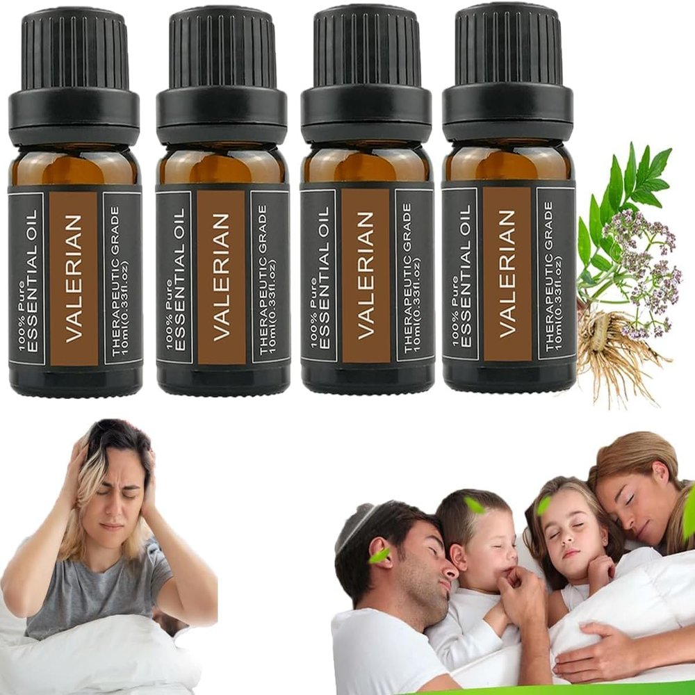 Leise Valerian Essential Oil Valerian Root Essential Oil for Diffuser Valerian Root Sleep Aid Essential Oil Improves Sleep Quality