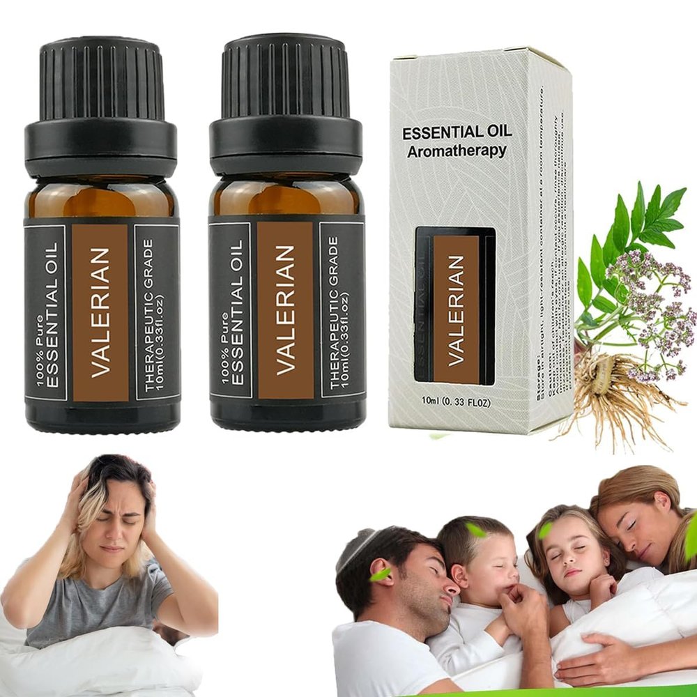 Leise Valerian Essential Oil Valerian Root Essential Oil for Diffuser Valerian Root Sleep Aid Essential Oil Improves Sleep Quality