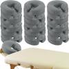24 Pcs Face Cradle Covers for Massage Table Microfiber Reusable Soft Thicker Massage Table Head Rest Covers Bulk Oil Proof Headrest Cradle Sheets for Spa Beauty Salons (Gray) view 1