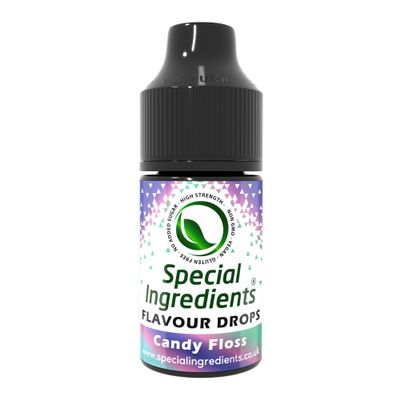 Candy Floss Flavour Drop 1 Litre Highly Concentrated Versatile Food Flavouring - Vegan, Non GMO, Gluten Free