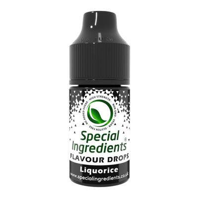 Liquorice Flavour Drop 1 Litre Highly Concentrated Versatile Food Flavouring - Vegan, Non GMO, Gluten Free