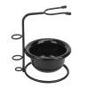 Bowl Brush Stand Shaving Brush Stand Bowl, Stable Base, Dust Proof, Metal Holder, Shaving Soap Bowl, Universal Fit, Space Saving, Lightweight view 3