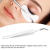 Eyelashes Applicator Tool Eyelash Extension Tweezer, Stainless Steel Clamping Tool for Makeup, Professional & Personal Use, Seamless Fit, Comfortable Grip view 3