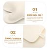 FONDOTIN Sauna Bath Essential Felt Hat Gloves Pad Set Sauna Cap Hair Cover Protective Cap Spa Supplies view 2