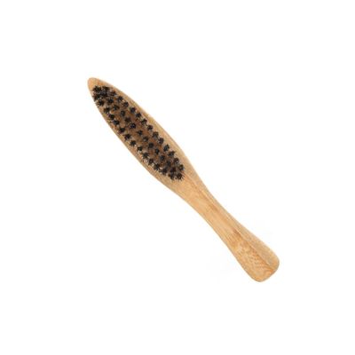 Beaupretty 2pcs Long Handle Beard Cleaning Brush Bristles Styling Facial Brush for Men Portable Grooming Mustache Care in Travel