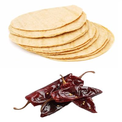 Real Mexican Tortillas with Nixtamal 500g & Chili Guajillo Whole Pieces Sun-Dried 100g