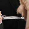 Beavorty 2pcs Nonmagnetic Nail Tweezers Eyebrow Tool Tweezers for Manicure Store Home Use Eyebrow view 4