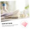 ORFOFE Portable Sanitary Napkin Disposal Bags 100 Pieces with Self-Adhesive Seal for Odour Control and Concealment Feminine Hygiene Bags for Travel Outdoor Use view 3