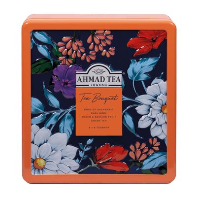 Ahmad Tea Gifts | Black Tea, Green Tea | Perfect tea gift | 32 Teabag Sachets | 4 Flavours