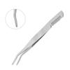 Beavorty Portable Stainless Steel Eyebrow Tweezers Comb Eyelash Extension Clip Makeup Tweezer for Eyebrows Grooming at Home view 4