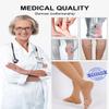 2 Pairs Medical Compression Socks for Women & Men 20-30 mmHg, class 2, Open Toe Best Graduated Support Fit for Travel Flight Running Varicose Veins Pregnancy Nurses (2x Beige, L) view 2
