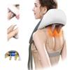 2023 Latest Goletsure Massagers for Neck and Shoulder with Heat,Super Large Massage Head,Simulate Human Hand Grasping and Kneading for Pain Relief Deep Tissue,White view 1
