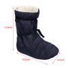 Winter Warm Cast Sock Plush Lined Plaster Cover Sock Stockings Cast Protector Broken Foot Toe Warmer Thermal Walking Boot Socks for Keep Plaster Warmth Protection - Left or Right Foot view 3