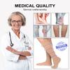 2 Pairs Medical Compression Socks for Women & Men 20-30 mmHg, class 2, Best Graduated Stockings Support Fit for Travel Flight Running Varicose Veins Pregnancy Nurses (2x Beige, M) view 2