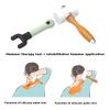 NICHOY Chiropractic Hammer,Hammer Therapy Tool,Spinal Hammer Shock Health Care Massage Percussion Equipment,Osteopathic Spinal Correction,With Silicone Palm Rest(7pcs) view 2