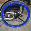 24inch Wheelchair Push Rim Covers, Silicone Hand Push Cover Rear Wheel Push Ring Protective Cover, Improve Grip and Traction (Color : E) view 1