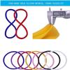 24inch Wheelchair Push Rim Covers, Silicone Hand Push Cover Rear Wheel Push Ring Protective Cover, Improve Grip and Traction (Color : E) view 3