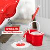 Spin Mop And Bucket Set, Spinning Mop And Bucket Set, Spinning Mop, Mop And Buckets Sets, Spin Mop And Bucket, Mop And Bucket Set, Small Mop And Bucket Set - Red view 4