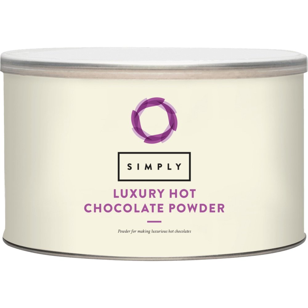 Simply Luxury Hot Chocolate, Hot Chocolate Powder for Smooth & Creamy Beverage, Suitable for Vegans, Halal & Nut-Free, 1kg