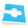 Anti Bedsore Cushion, T Shaped Opening Triangular Slope Design Anti Decubitus Cushion Breathe Freely Fiber Material Pressure Sore Cushions for Elderly Bedridden Disabled view 4