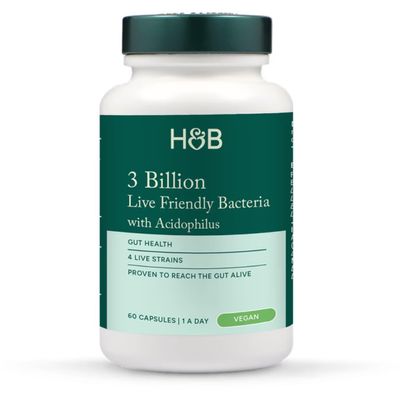 Holland & Barrett Live Friendly Bacteria with Acidophilus 60 Capsules (60)