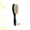 Beavorty 2pcs Vegan Beard Brush Curved Handle Natural Men Mustache Professional Hairdressing Brush for Shaving view 2