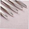 Beavorty 2pcs Stainless Steel Eyebrow Tweezers for Facial Hair Makeup Lashes Crafting Surgery view 3