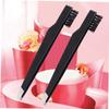 Beavorty 3pcs Elegant Eyebrow Clamps Carbon Steel Tweezers for Women Facial Hair Removal Beauty Kit view 3