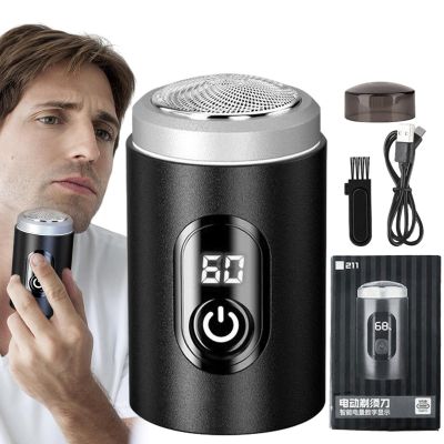 Pocket Size Shaver, Washable Shaver in Pocket Size | Male Skin Care Supplies Travel Essentials for Air Traveling, Business Trips, Offices, Camping Bexdug