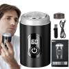 Pocket Size Shaver, Washable Shaver in Pocket Size | Male Skin Care Supplies Travel Essentials for Air Traveling, Business Trips, Offices, Camping Bexdug view 1