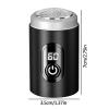 Pocket Size Shaver, Washable Shaver in Pocket Size | Male Skin Care Supplies Travel Essentials for Air Traveling, Business Trips, Offices, Camping Bexdug view 4