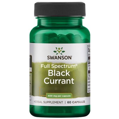 Swanson, Full Spectrum Black Currant, 60 Capsules, High Dose, Soy Free, Gluten Free, Non-GMO