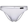Yorggvel Men's Erotic Briefs Ice Silk Sexy Breathable Underwear Sex Temptation Briefs String Thong Comfort Sex Underwear Low Waist, White, M view 1