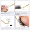 Eyelash Extension Tweezer, Professional Stainless Steel Multifunction Lash Tweezers for Beauty Salon (Long Oblique Tweezer) view 3