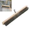 1PCS 20/30/45CM Stainless Steel Wire Broom Brush Sweeping Floor Garden Moss Cleaner Scrubber Kitchen Household Cleaning Tools (50CM) view 3