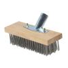 1PCS 20/30/45CM Stainless Steel Wire Broom Brush Sweeping Floor Garden Moss Cleaner Scrubber Kitchen Household Cleaning Tools (20CM) view 1