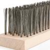 1PCS 20/30/45CM Stainless Steel Wire Broom Brush Sweeping Floor Garden Moss Cleaner Scrubber Kitchen Household Cleaning Tools (20CM) view 4
