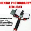 Dental Photography Kit, Mobile Phone Twin Light Photograp with Bluetooth Handles for Dentist Clinics Oral Nail Tattoo Insect Jewelry and Other Macro Photography view 2