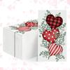 Horaldaily 100 Valentine Disposable Paper Decorative Guest Napkins, Love Hearts Hand Towel for Party Lunch Dinner Kitchen Bathroom view 1