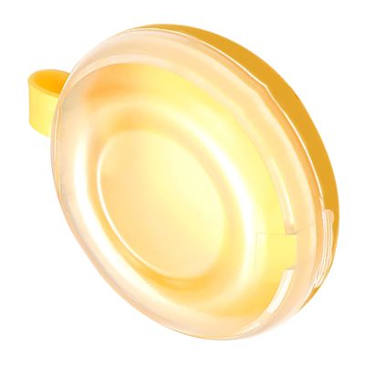 AMONIDA Retainer Storage Container, Orthodontic Delicate Storage, Lightweight, Great Sealing, Denture Appliance Storage Box, Fashionable for Home (Yellow)