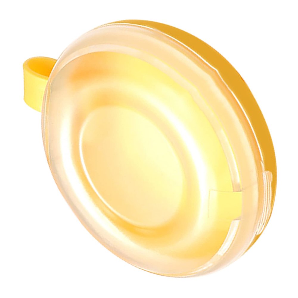 AMONIDA Retainer Storage Container, Orthodontic Delicate Storage, Lightweight, Great Sealing, Denture Appliance Storage Box, Fashionable for Home (Yellow)