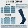 360 RELIEF 2 Pairs Compression Socks for Women & Men - 15-20 mmHg Travel Flight Socks  Graduated Support - Ideal for Running, Cycling & during Maternity -XXL, Blue with Laundry Bag view 3