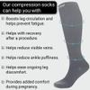 360 RELIEF 2 Pairs Compression Socks for Women & Men - 15-20 mmHg Travel Flight Socks  Graduated Support - Ideal for Running, Cycling & during Maternity -4XL, Grey with Laundry Bag view 3